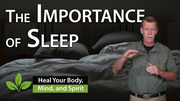 The Importance of Sleep – Walt Cross