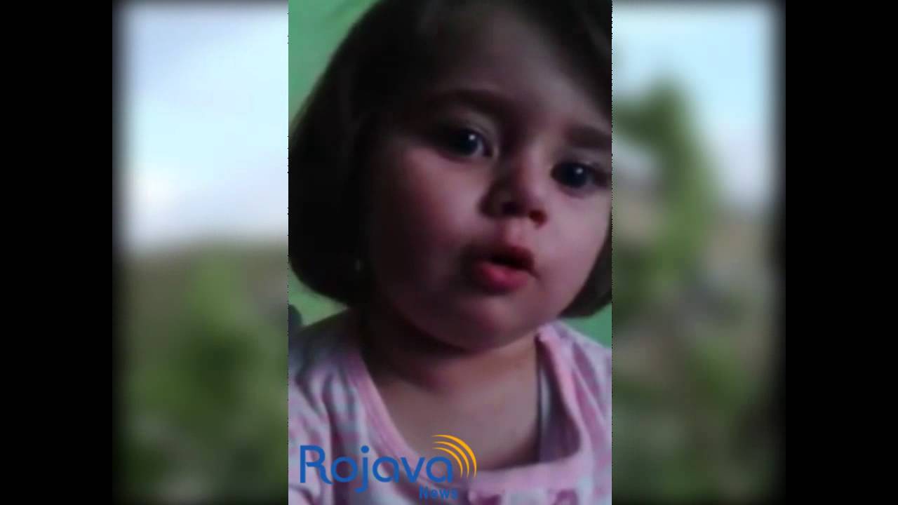 طفلة كوبانية من بلدة شيران تسرد قصة داعش بلهجة طفولية جميلة